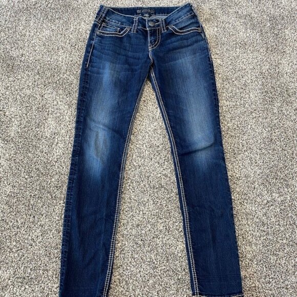 Silver Suki Jeans - Picture 1 of 4